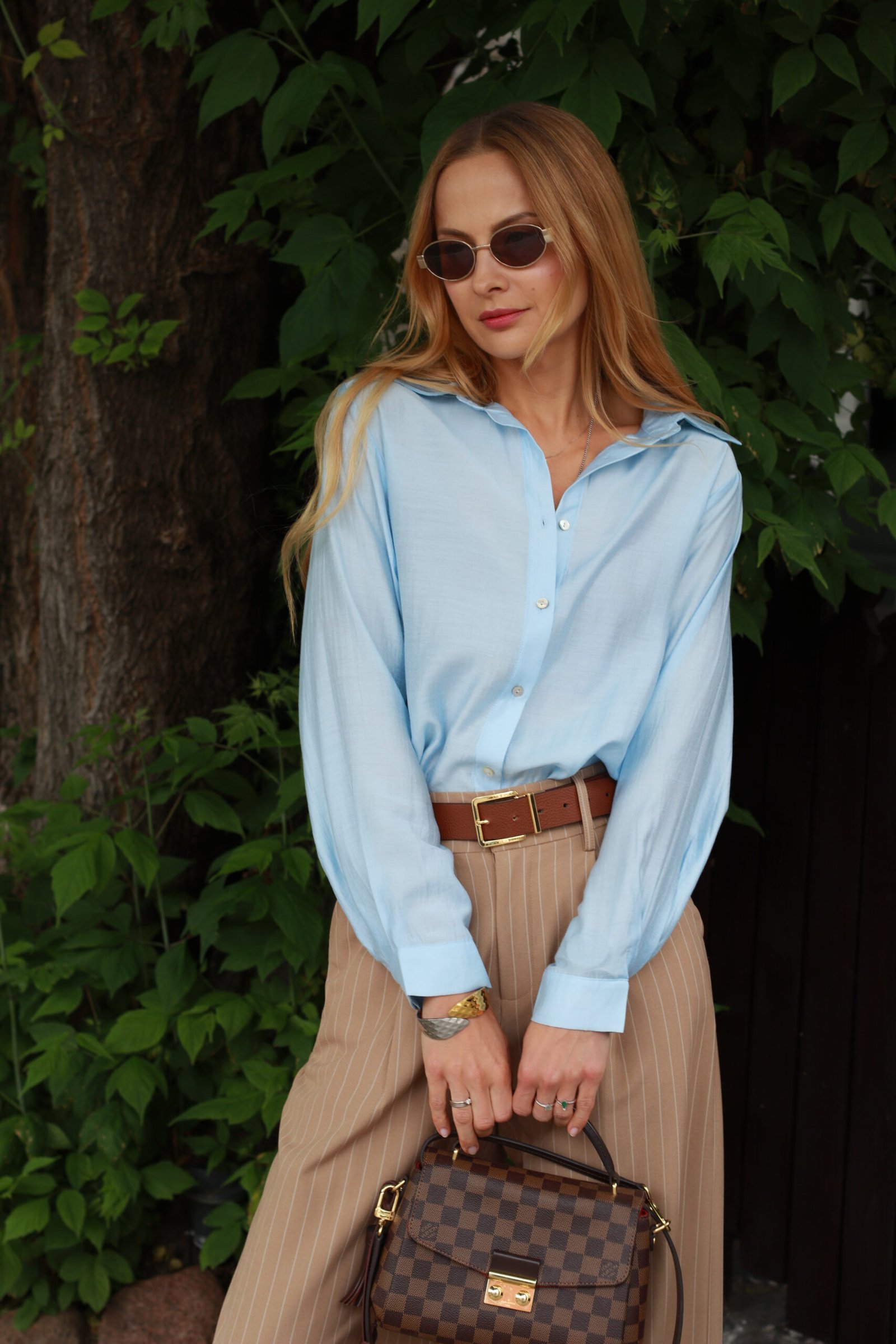 BABY BLUE SPALVOS MARŠKINIAI