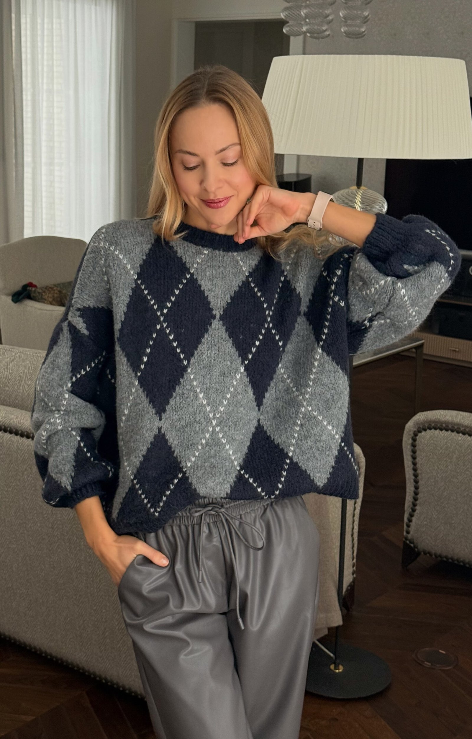 ROMBŲ RAŠTO MEGZTINIS - Image 4