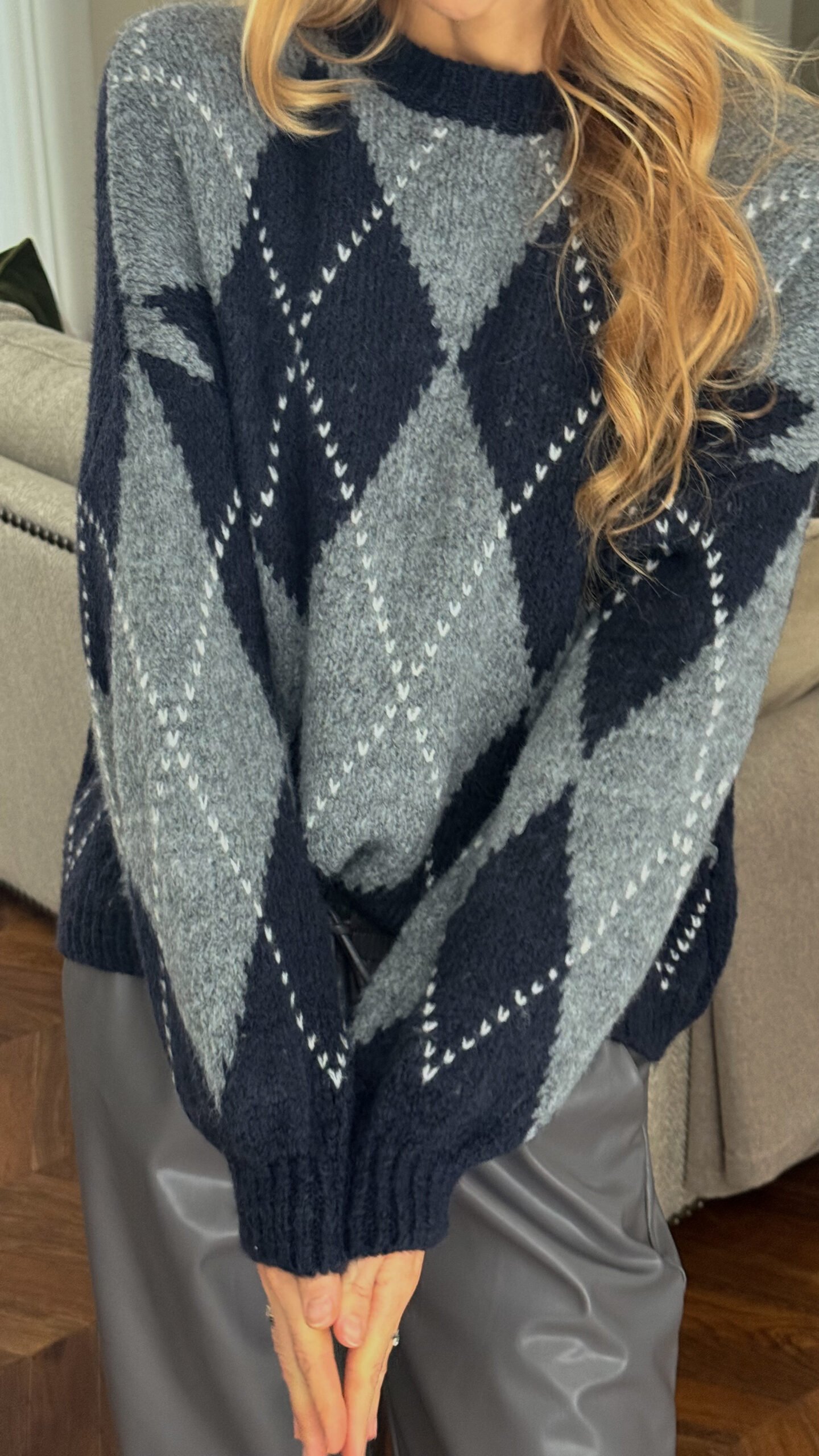 ROMBŲ RAŠTO MEGZTINIS - Image 2