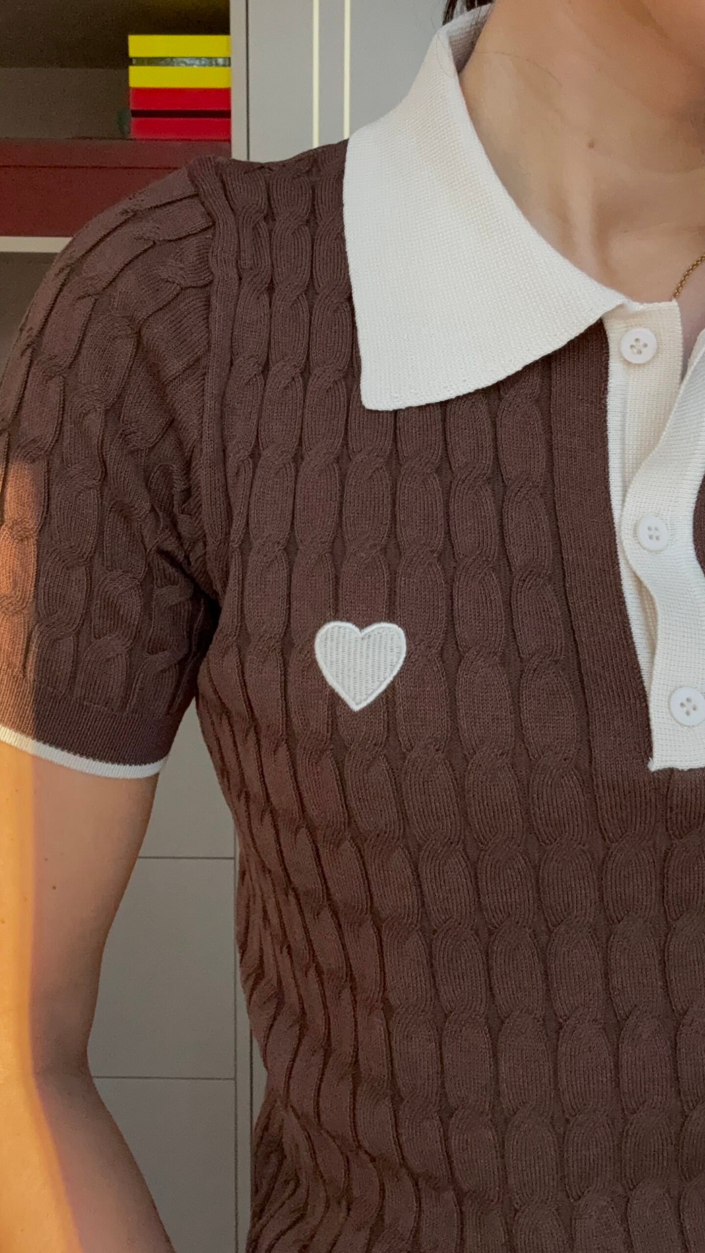 ŠOKOLADO SPALVOS MEGZTA PALAIDINĖ - Image 2