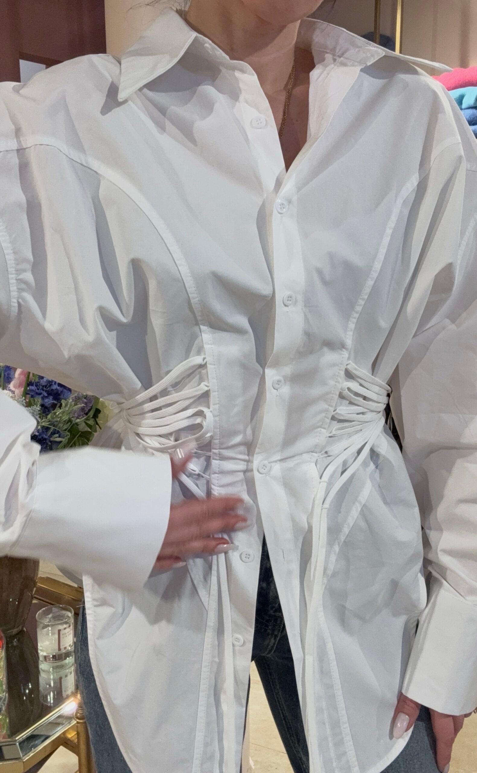 BALTOS SPALVOS MARŠKINIAI - Image 3