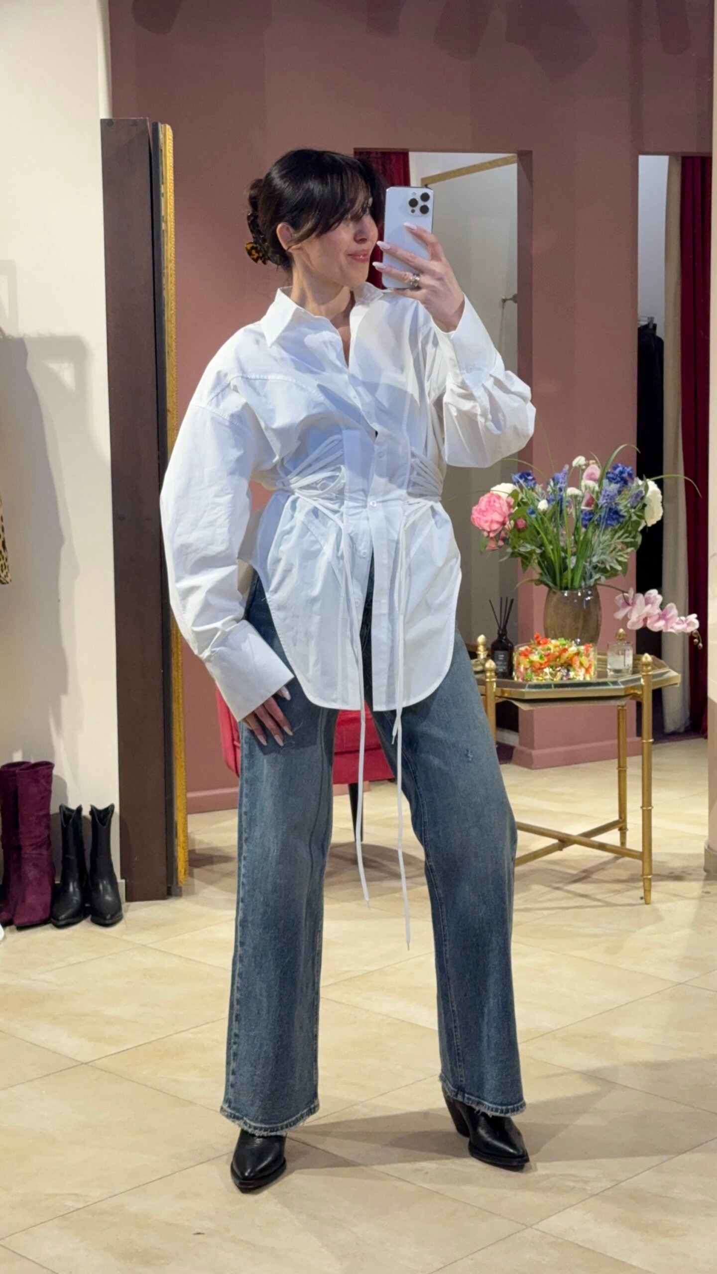 BALTOS SPALVOS MARŠKINIAI - Image 2