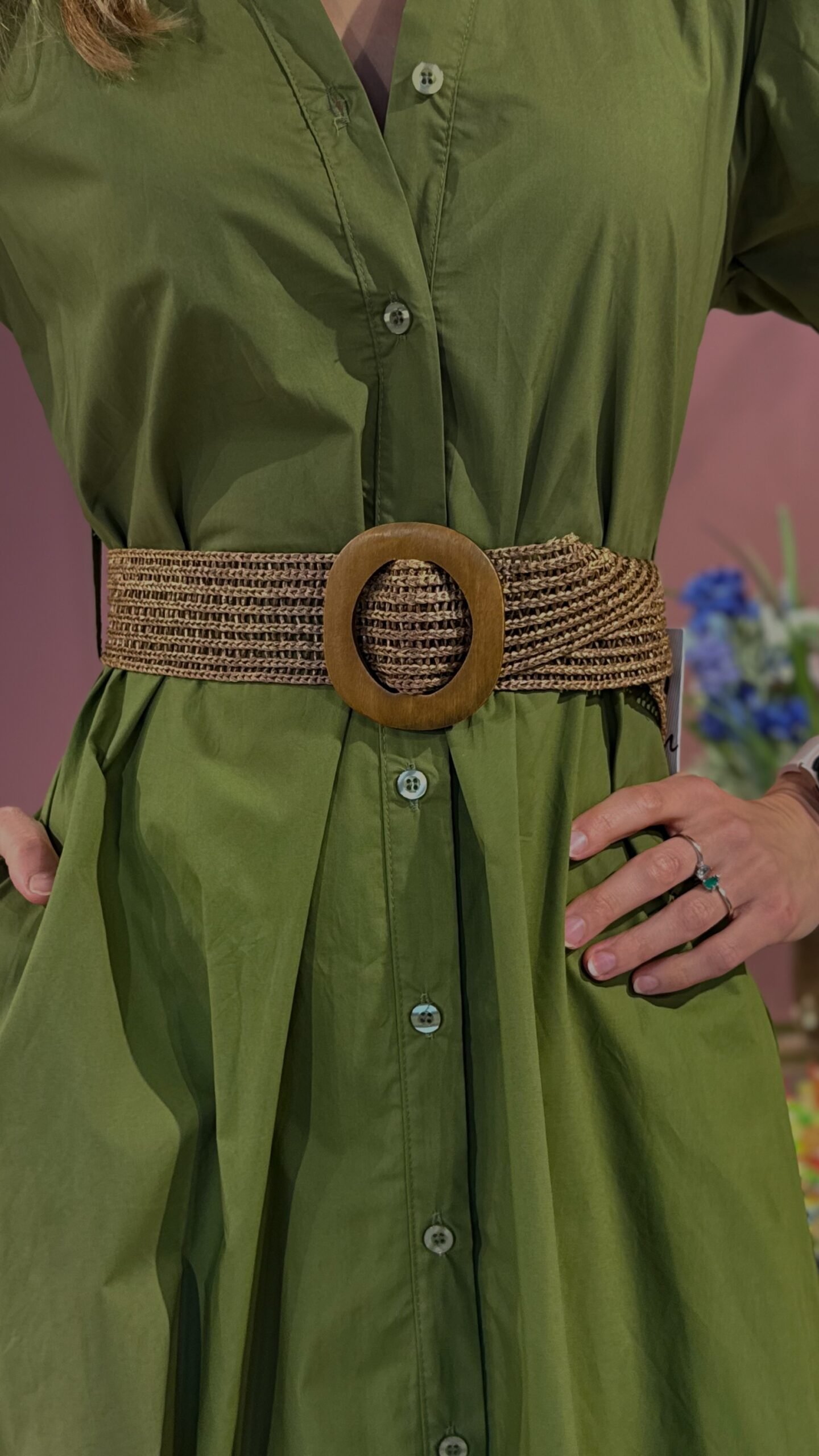 ALYVUOGIŲ SPALVOS SUKNELĖ - Image 5