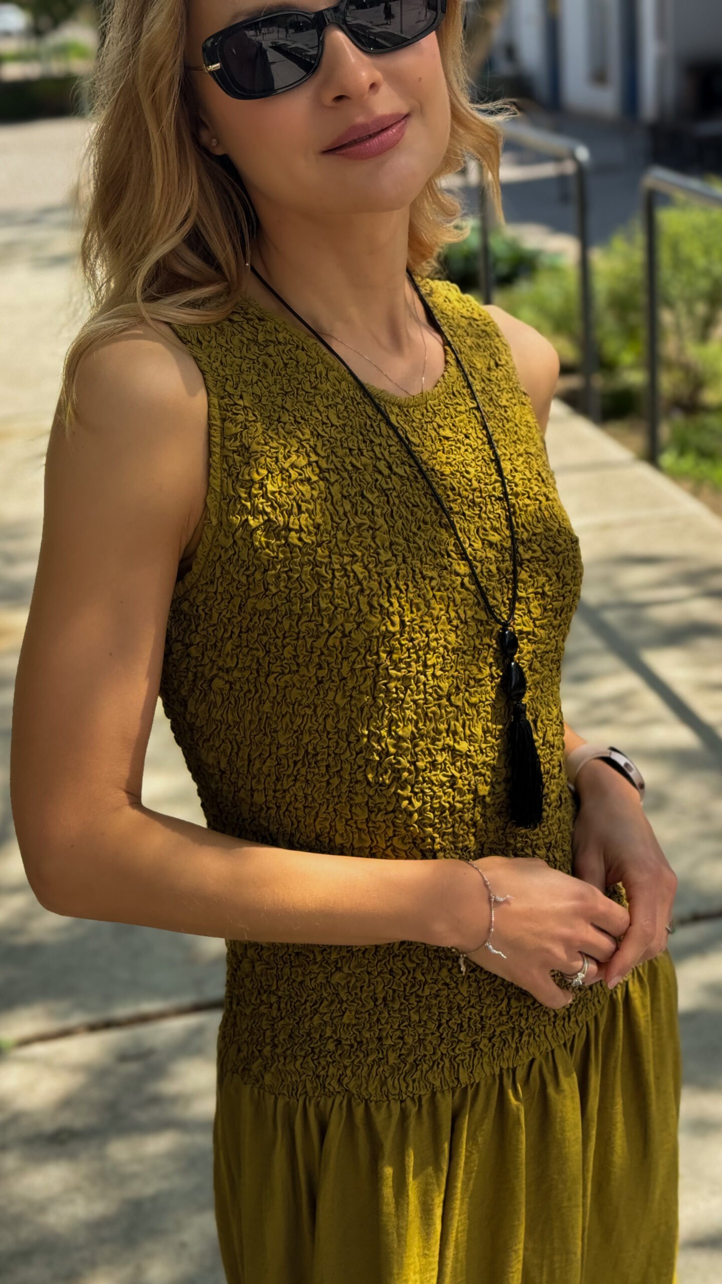CHAKI SPALVOS SUKNELĖ - Image 4