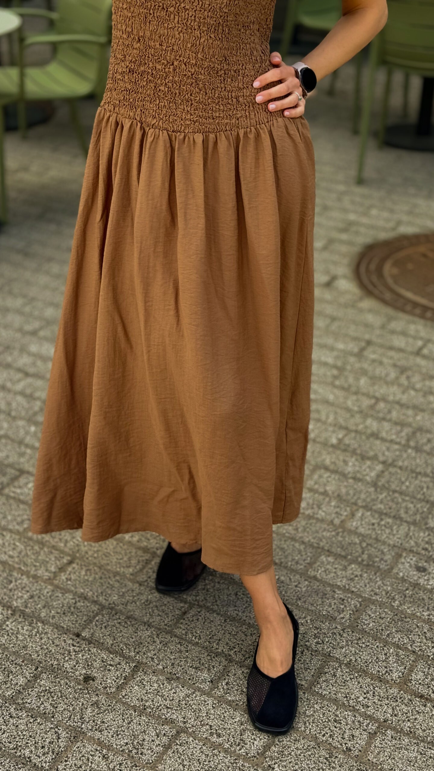RUDOS SPALVOS SUKNELĖ - Image 6